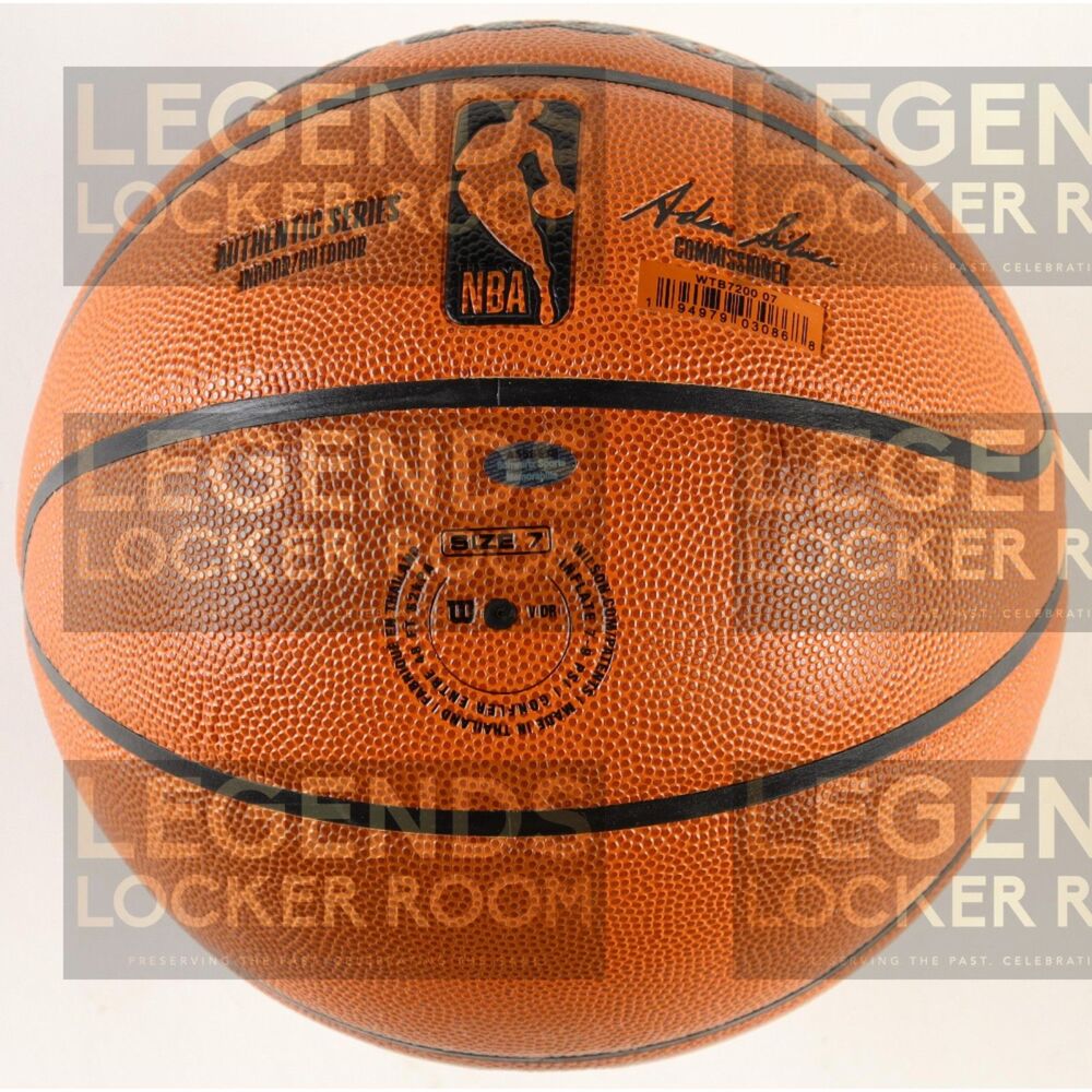 Gary Payton & Shawn Kemp Signed Basketball Inscriptions "The Glove"&"Reign Man"